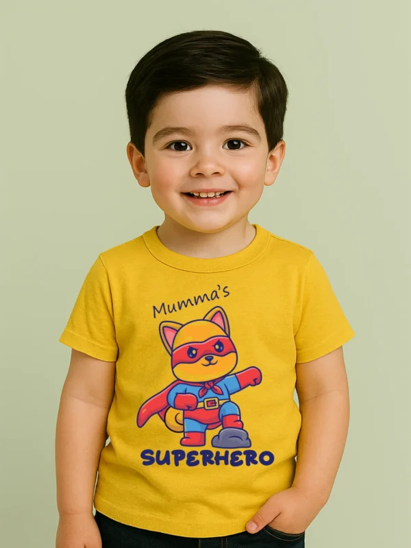 TRETZI Kids T-shirt - Mumma's Superhero